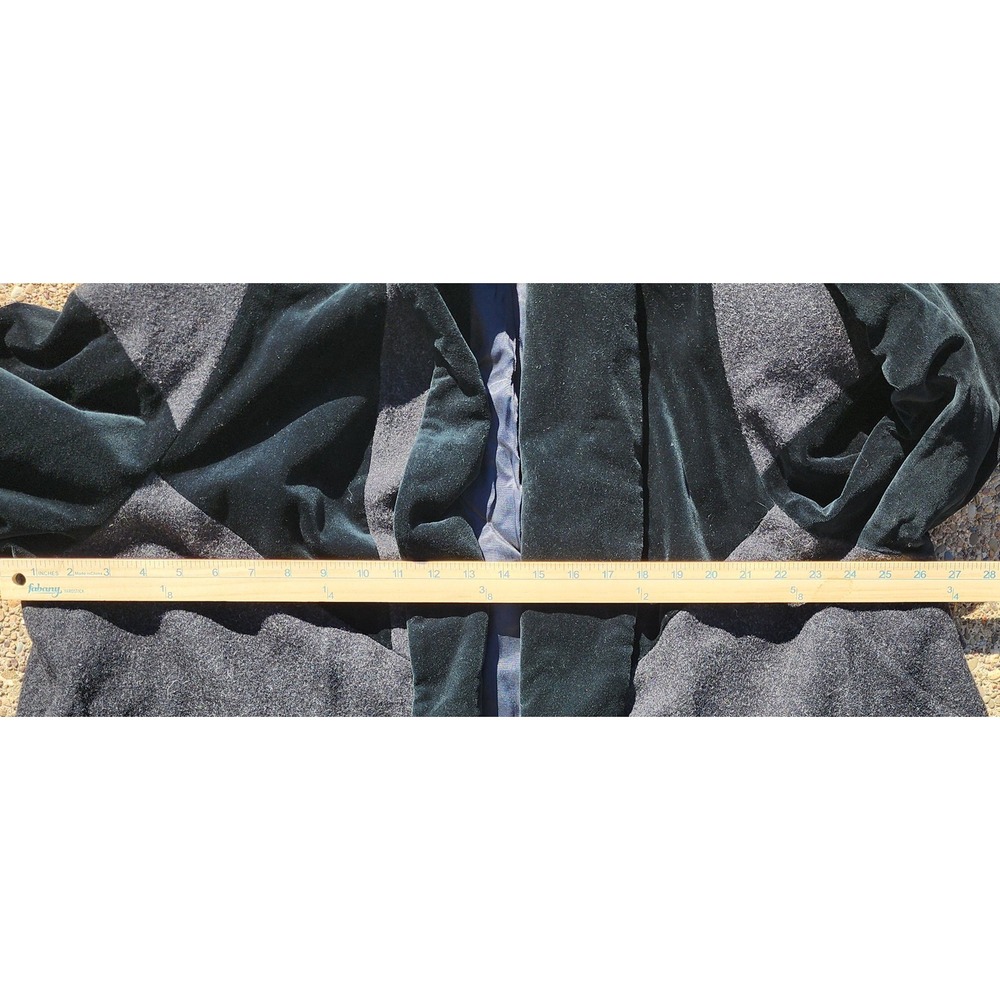 VTG Donnybrook Swing Long Wool Blend Velvet Accent Coat Size 18W Made in Russia - Picture 6 of 11
